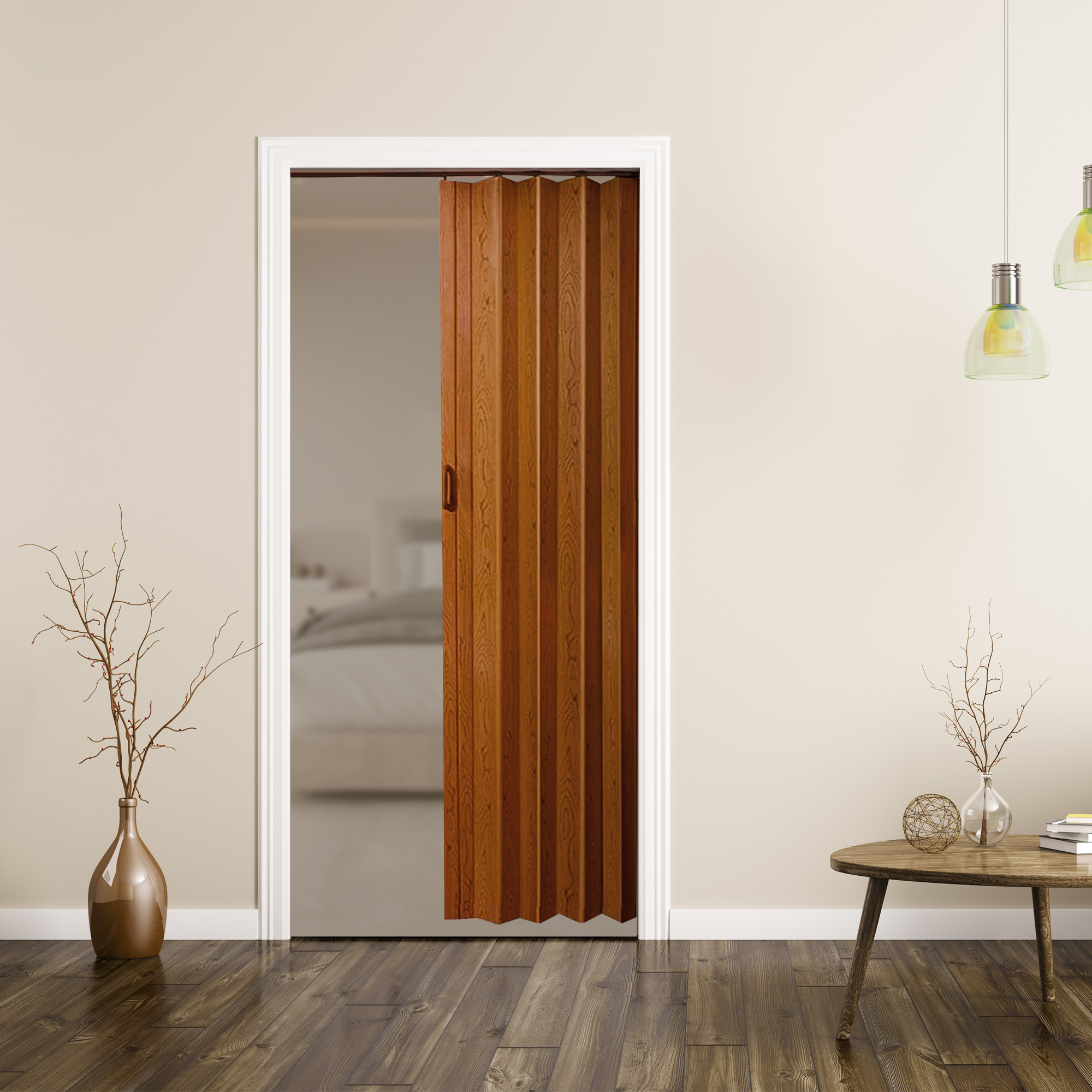 LTL Home Products Oakmont Accordion Folding Door, 48 x 80 Inches